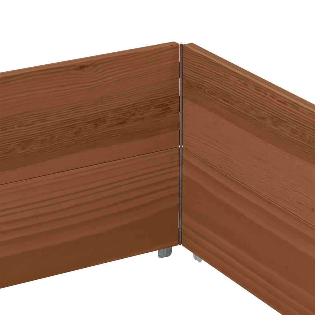 Palletopzetranden 2 st 150x100 cm massief grenenhout bruin is nu te koop bij PeponiXL, paradijselijk wonen!