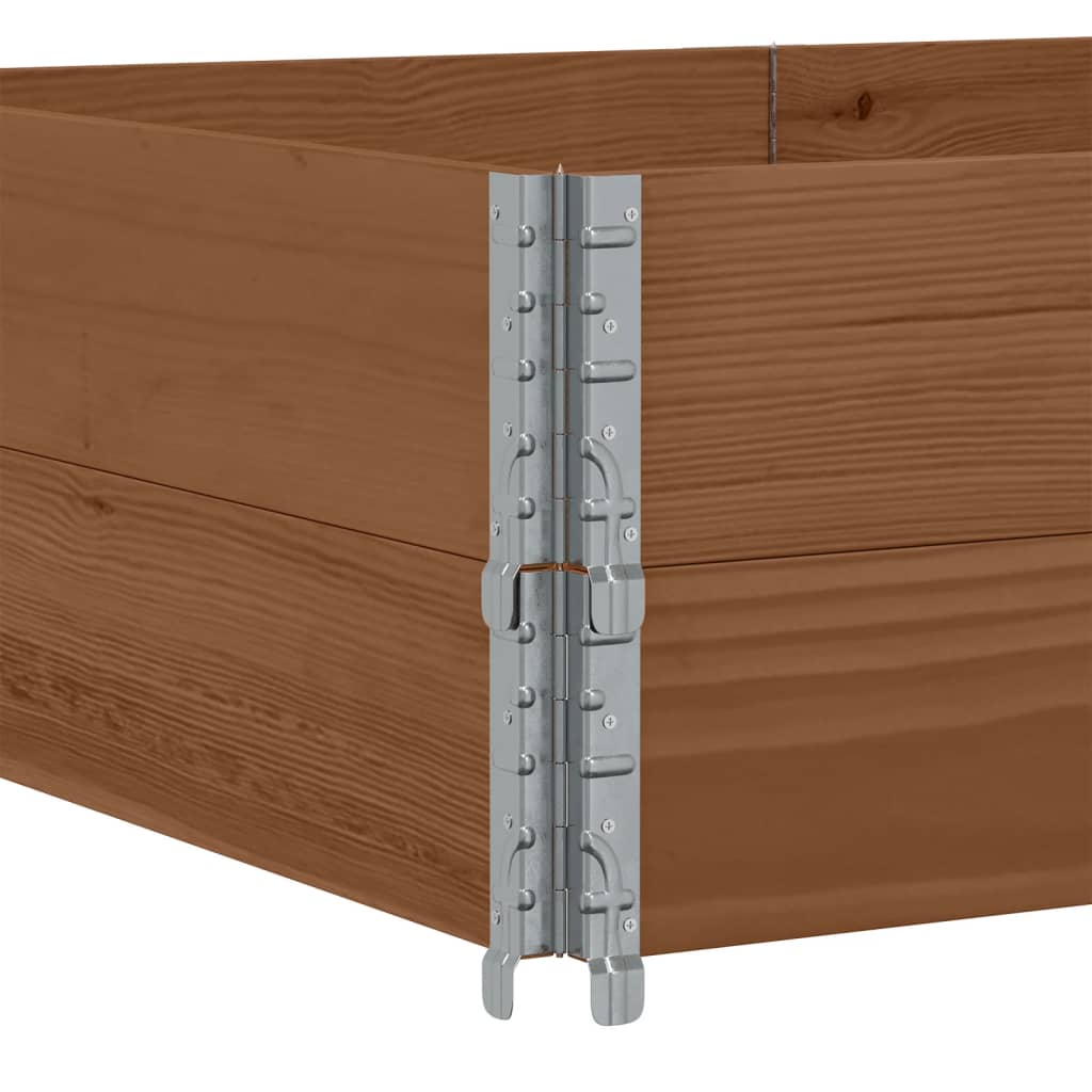 Palletopzetranden 2 st 150x100 cm massief grenenhout bruin is nu te koop bij PeponiXL, paradijselijk wonen!
