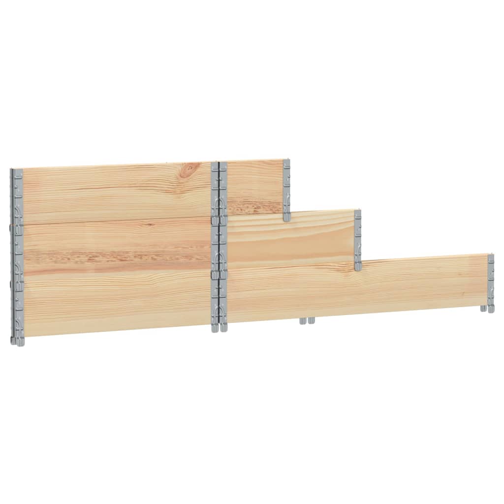 Verhoogde plantenbak 3-laags 120x80 cm massief grenenhout is nu te koop bij PeponiXL, paradijselijk wonen!