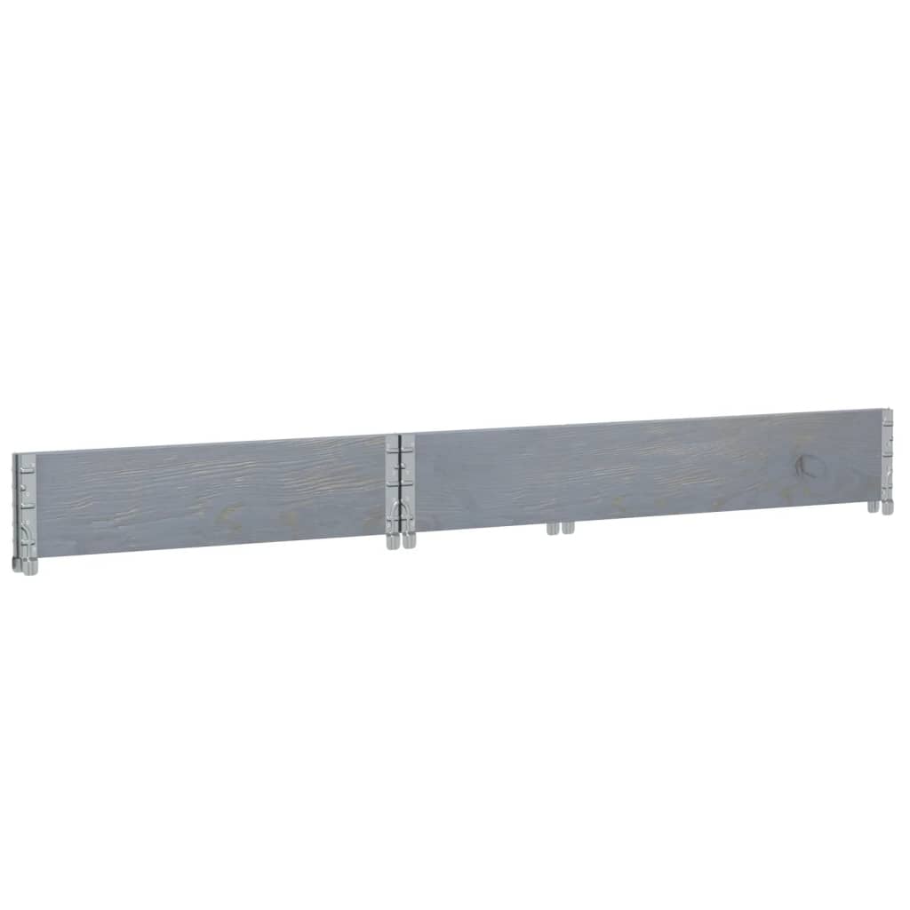 Plantenbak 120x80 cm massief grenenhout grijs is nu te koop bij PeponiXL, paradijselijk wonen!