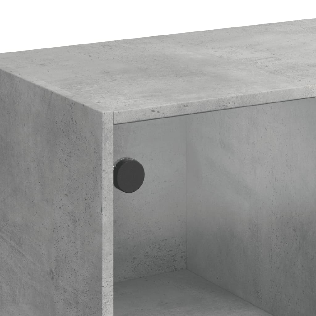 Dressoir 102x37x75,5 cm bewerkt hout betongrijs is nu te koop bij PeponiXL, paradijselijk wonen!