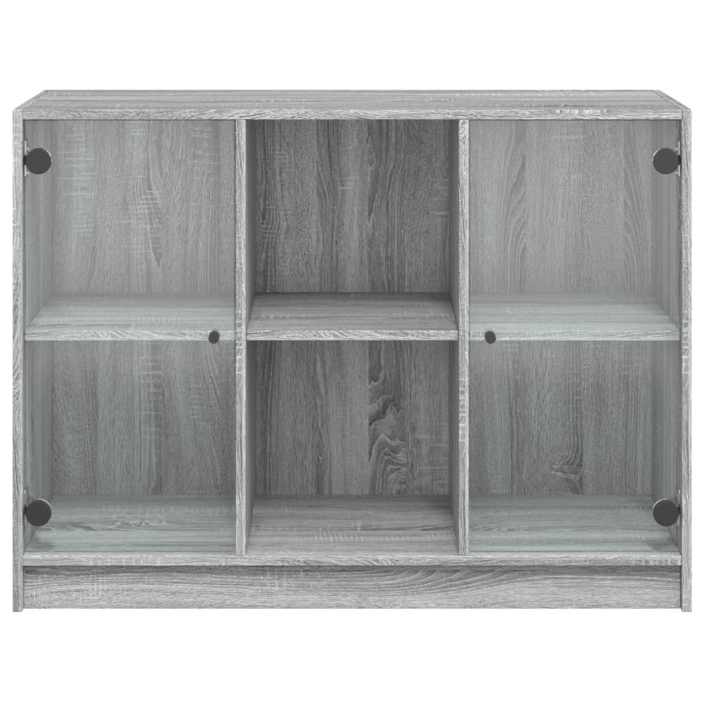 Dressoir 102x37x75,5 cm bewerkt hout grijs sonoma eikenkleurig is nu te koop bij PeponiXL, paradijselijk wonen!