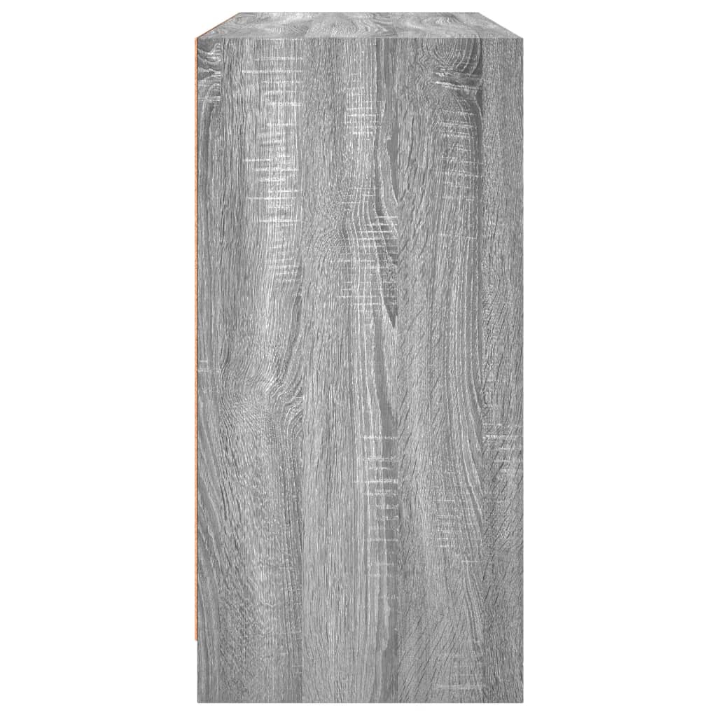 Dressoir 102x37x75,5 cm bewerkt hout grijs sonoma eikenkleurig is nu te koop bij PeponiXL, paradijselijk wonen!