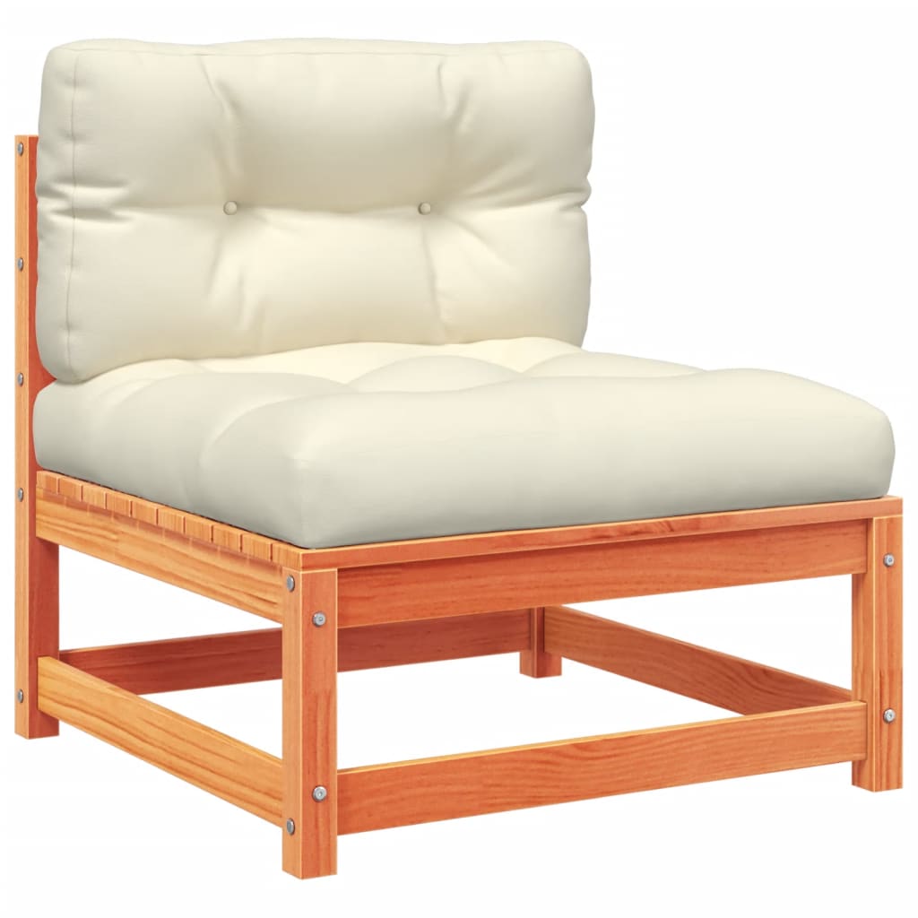 7-delige Loungeset met kussens massief grenenhout wasbruin is nu te koop bij PeponiXL, paradijselijk wonen!