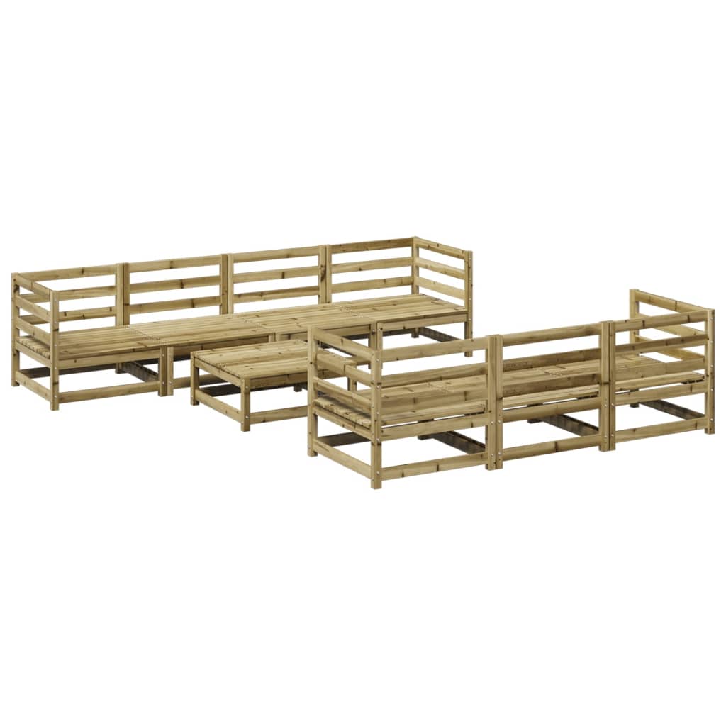 8-delige Loungeset geïmpregneerd grenenhout is nu te koop bij PeponiXL, paradijselijk wonen!