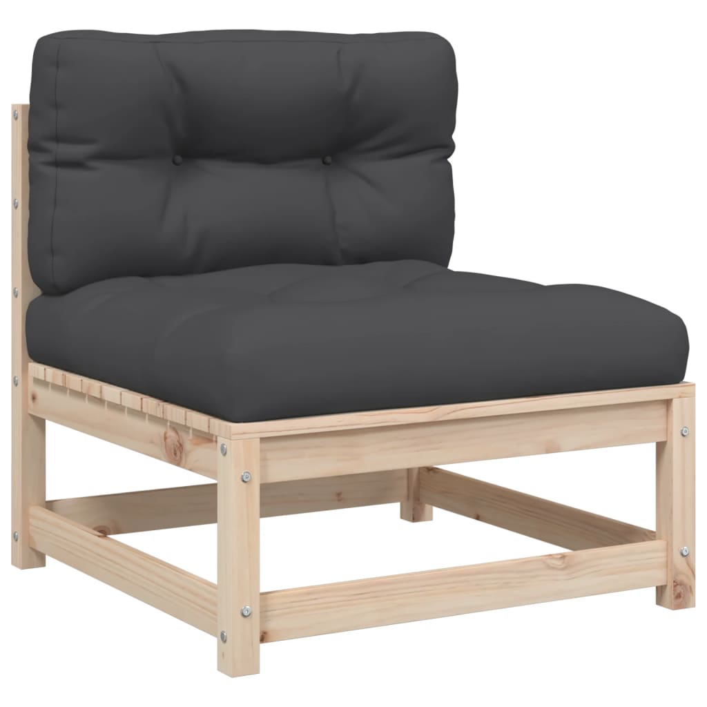8-delige Loungeset met kussens massief grenenhout is nu te koop bij PeponiXL, paradijselijk wonen!