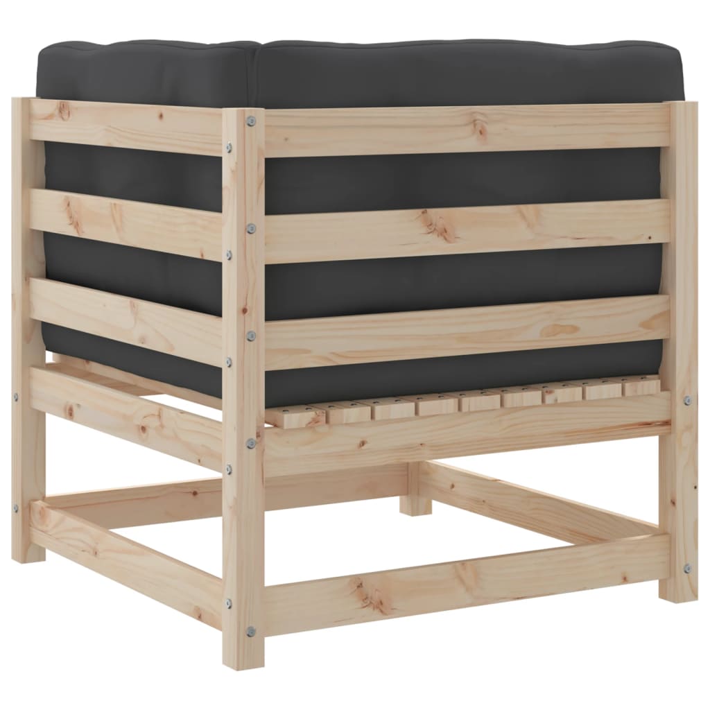 8-delige Loungeset met kussens massief grenenhout is nu te koop bij PeponiXL, paradijselijk wonen!
