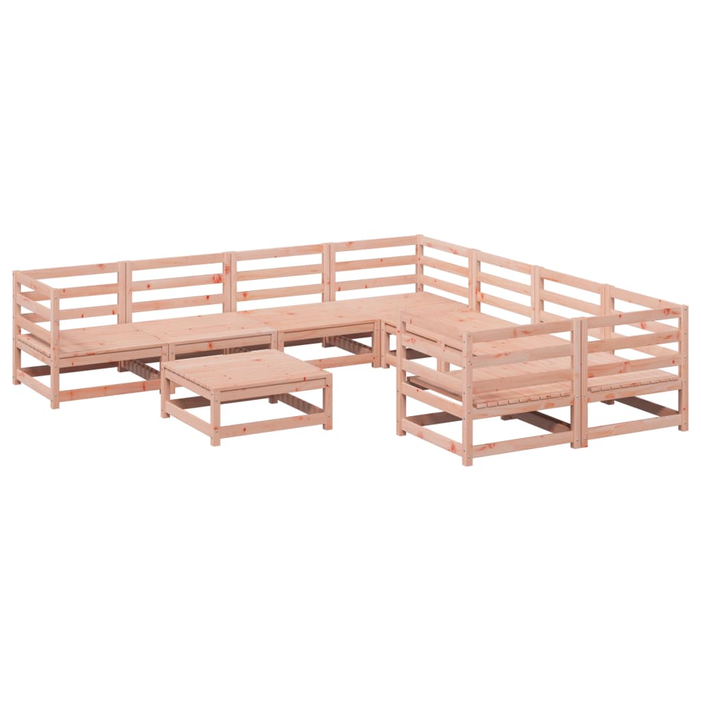 9-delige Loungeset massief douglas vurenhout is nu te koop bij PeponiXL, paradijselijk wonen!