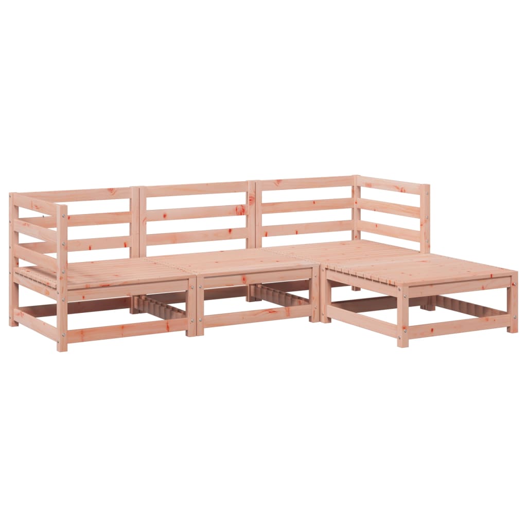 4-delige Loungeset massief douglas vurenhout is nu te koop bij PeponiXL, paradijselijk wonen!