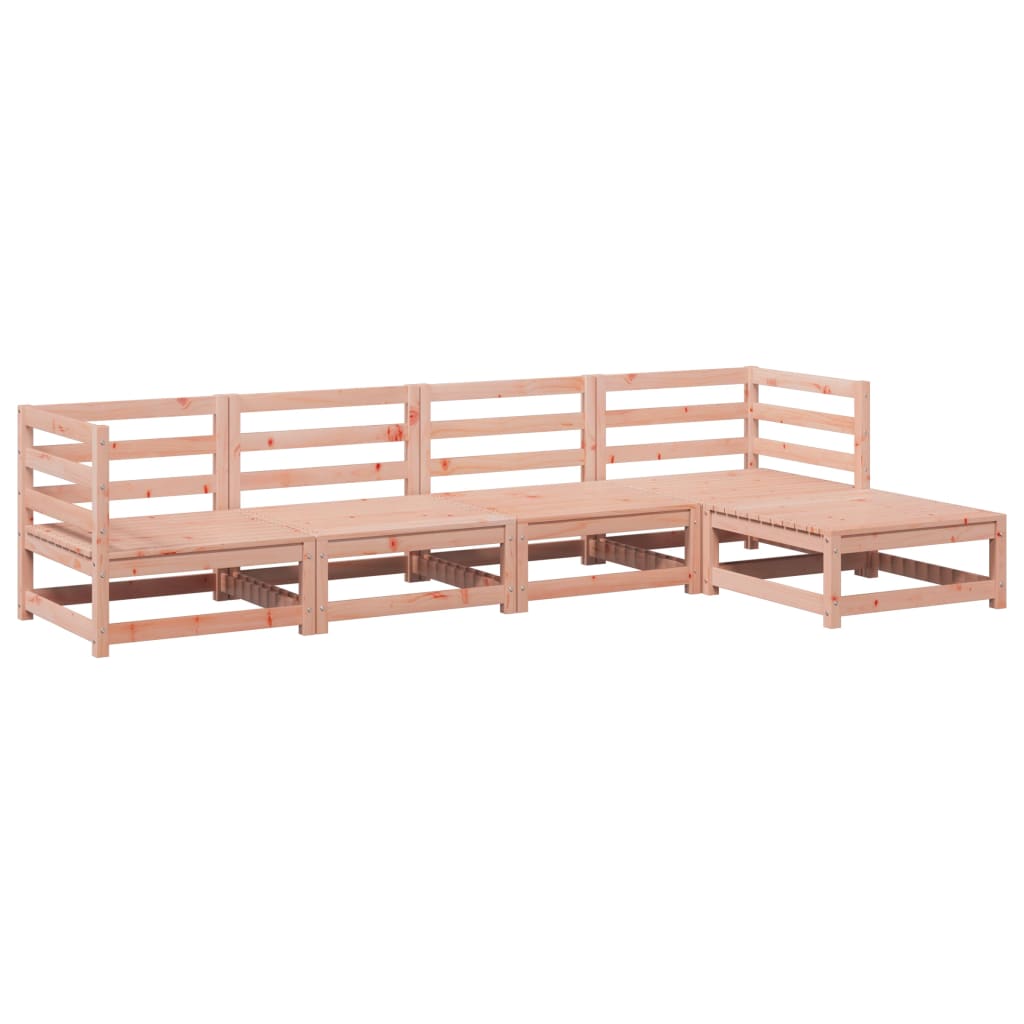 5-delige Loungeset massief douglas vurenhout is nu te koop bij PeponiXL, paradijselijk wonen!