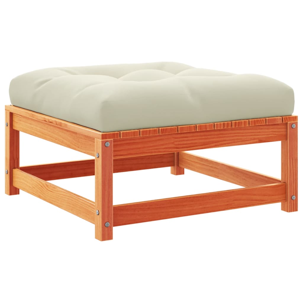 5-delige Loungeset met kussens massief grenenhout wasbruin is nu te koop bij PeponiXL, paradijselijk wonen!