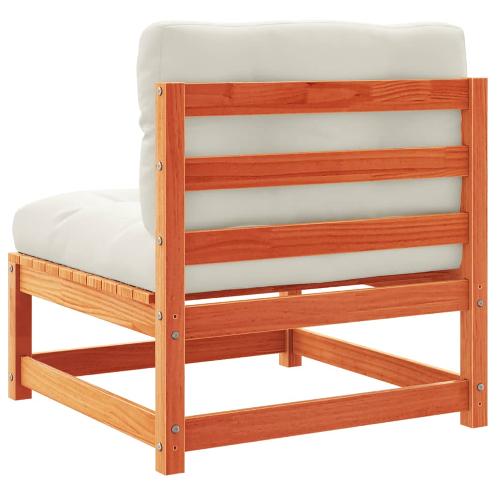 5-delige Loungeset met kussens massief grenenhout wasbruin is nu te koop bij PeponiXL, paradijselijk wonen!