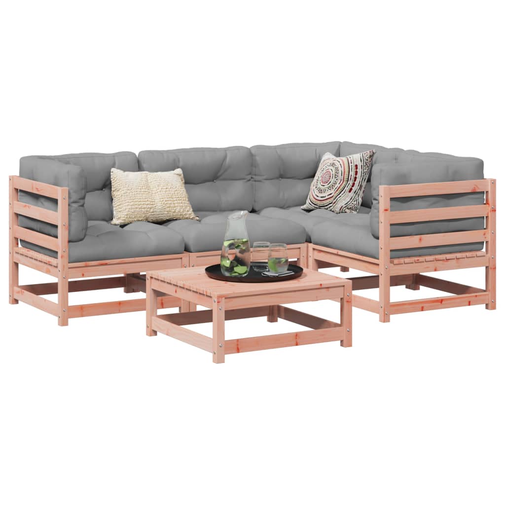 5-delige Loungeset massief douglas vurenhout is nu te koop bij PeponiXL, paradijselijk wonen!