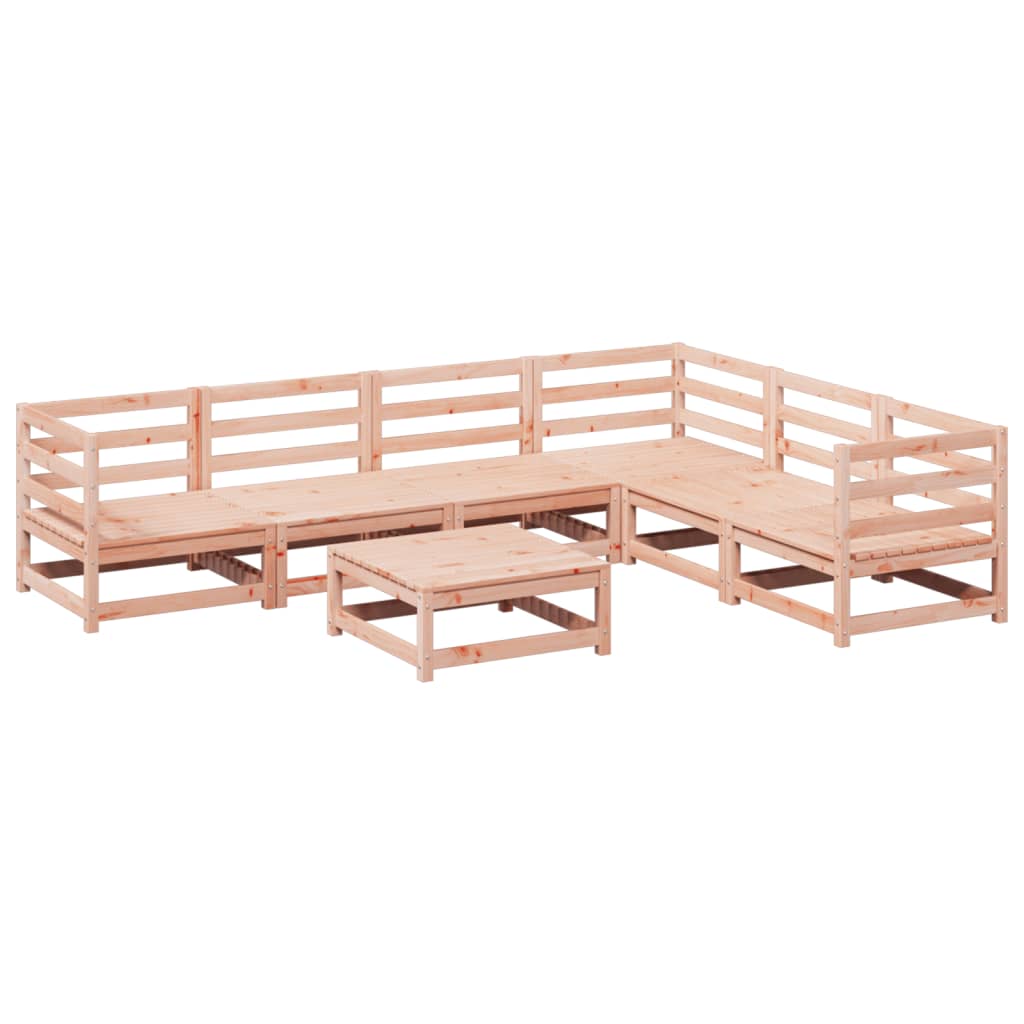 7-delige Loungeset massief douglas vurenhout is nu te koop bij PeponiXL, paradijselijk wonen!