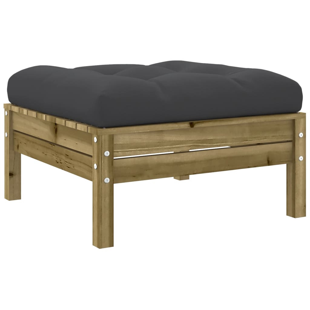 6-delige Loungeset met kussens geïmpregneerd grenenhout is nu te koop bij PeponiXL, paradijselijk wonen!
