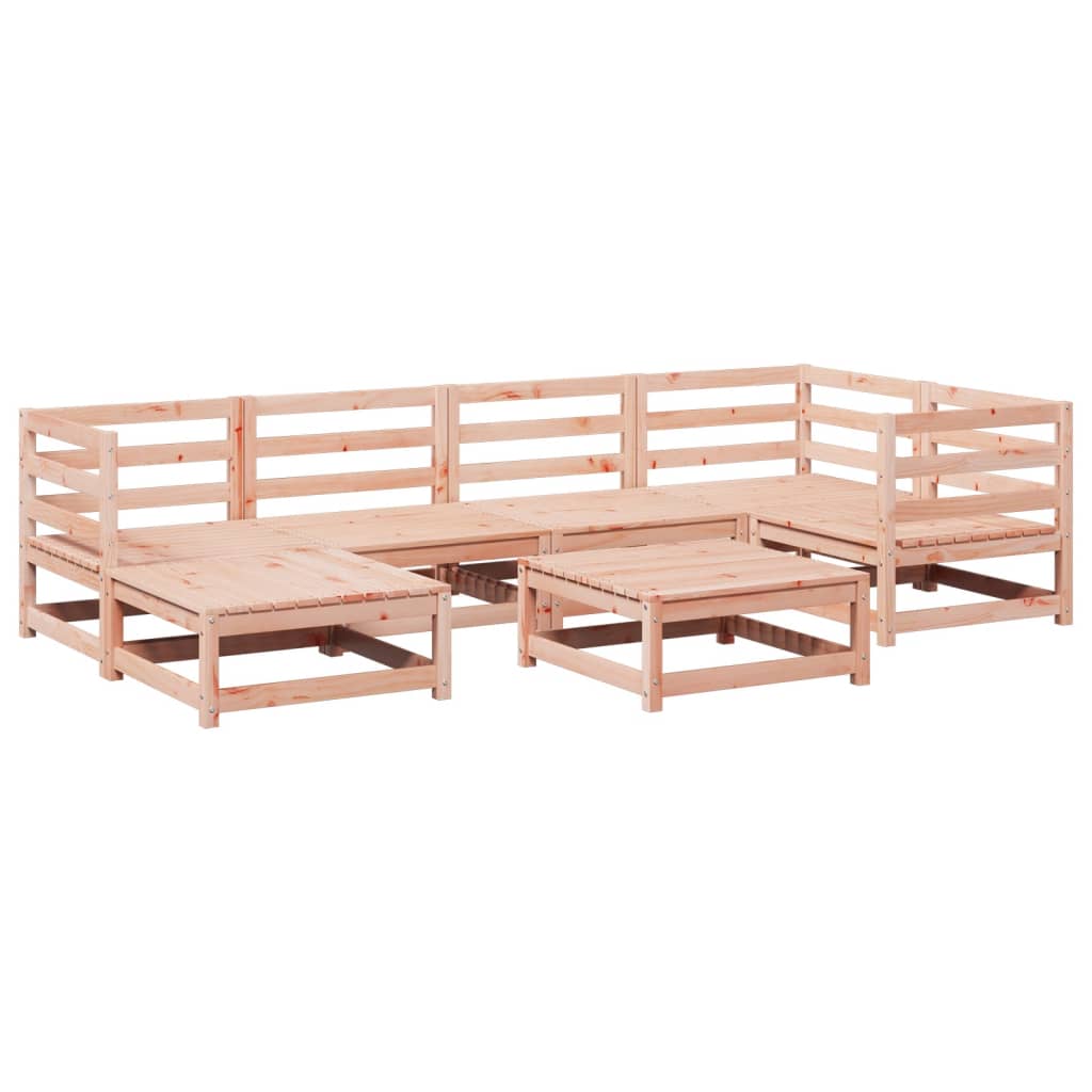 7-delige Loungeset massief douglas vurenhout is nu te koop bij PeponiXL, paradijselijk wonen!