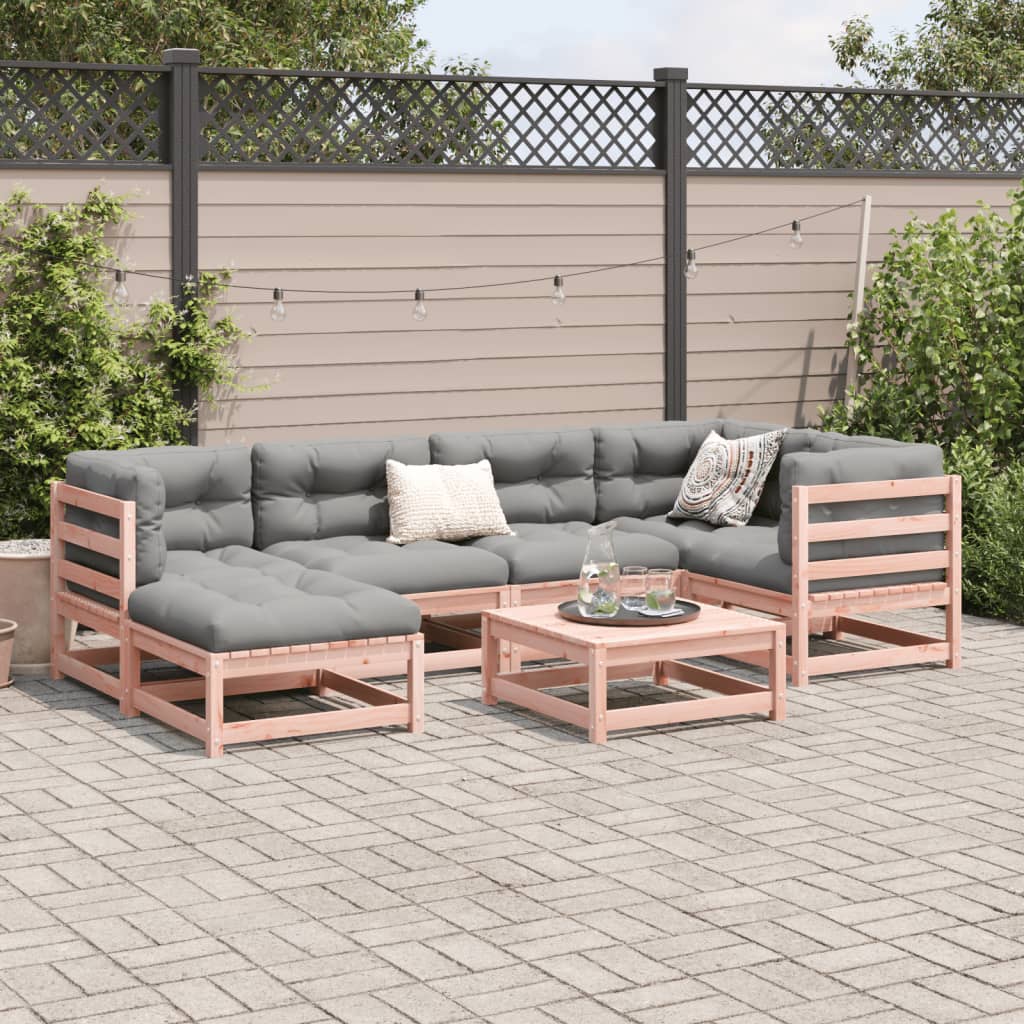 7-delige Loungeset massief douglas vurenhout is nu te koop bij PeponiXL, paradijselijk wonen!