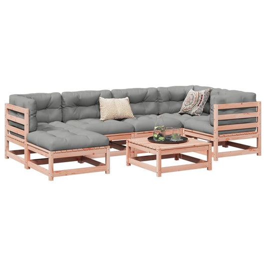 7-delige Loungeset massief douglas vurenhout is nu te koop bij PeponiXL, paradijselijk wonen!