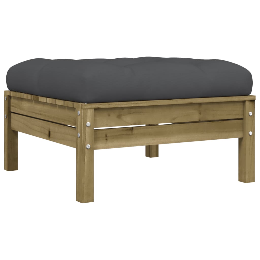 7-delige Loungeset met kussens geïmpregneerd grenenhout is nu te koop bij PeponiXL, paradijselijk wonen!