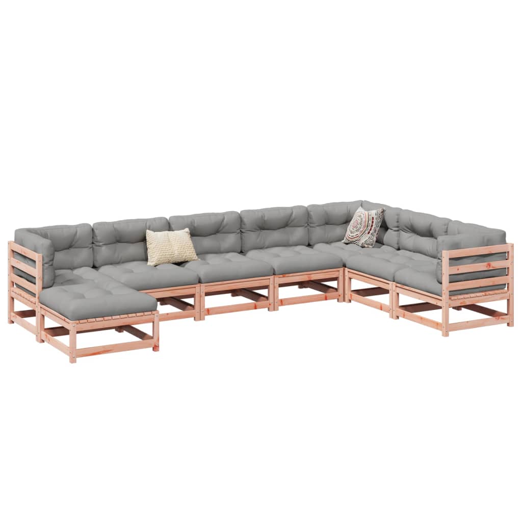 8-delige Loungeset massief douglas vurenhout is nu te koop bij PeponiXL, paradijselijk wonen!