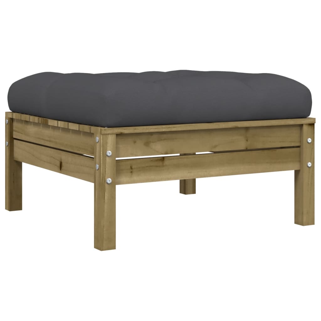 8-delige Loungeset met kussens geïmpregneerd grenenhout is nu te koop bij PeponiXL, paradijselijk wonen!