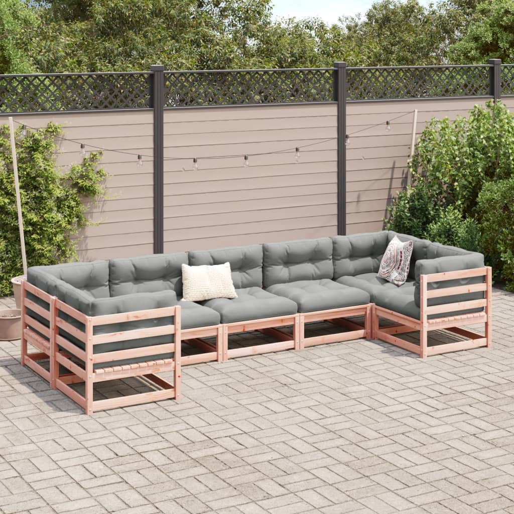7-delige Loungeset massief douglas vurenhout is nu te koop bij PeponiXL, paradijselijk wonen!