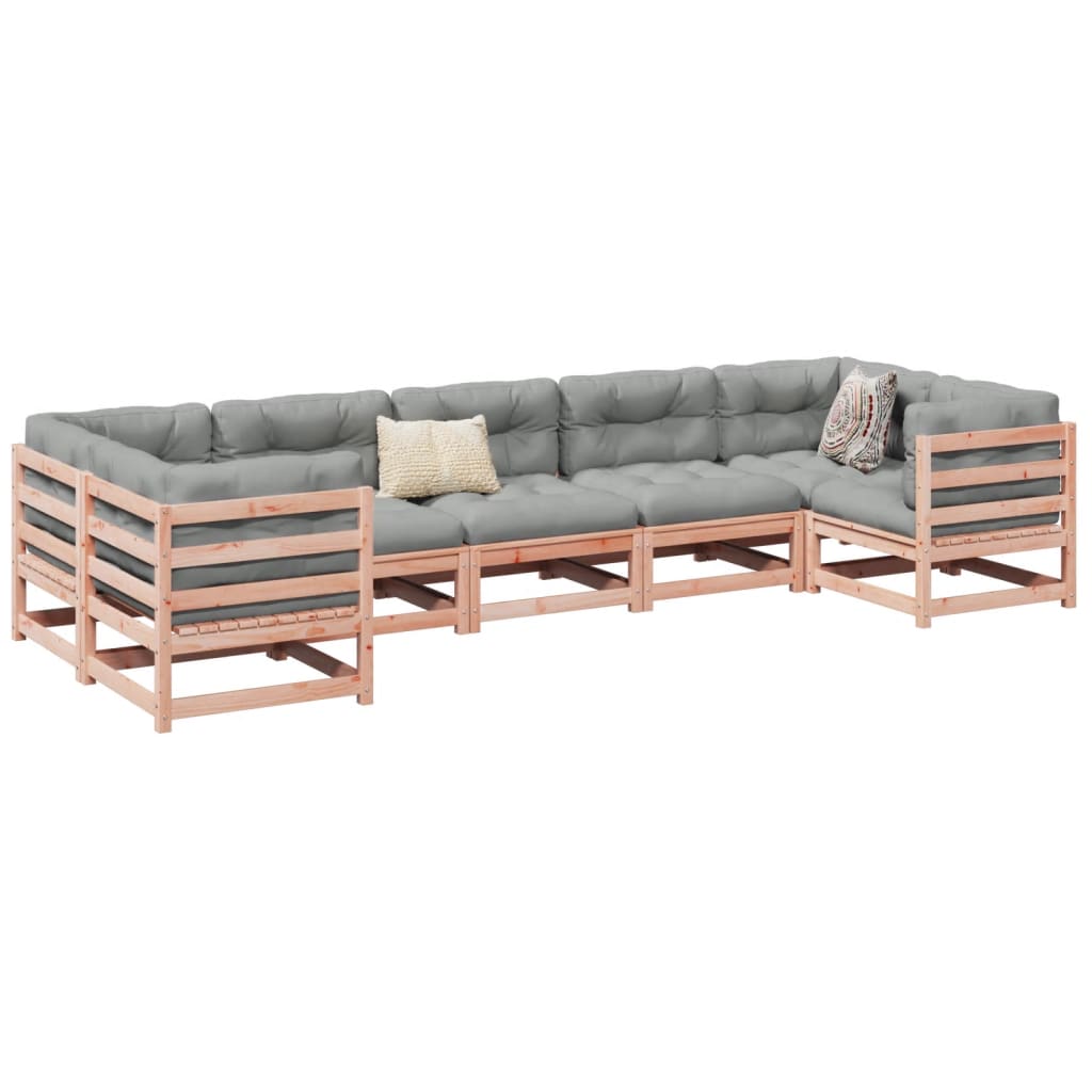 7-delige Loungeset massief douglas vurenhout is nu te koop bij PeponiXL, paradijselijk wonen!