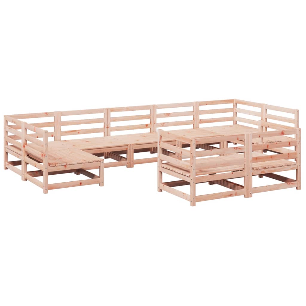 9-delige Loungeset massief douglas vurenhout is nu te koop bij PeponiXL, paradijselijk wonen!