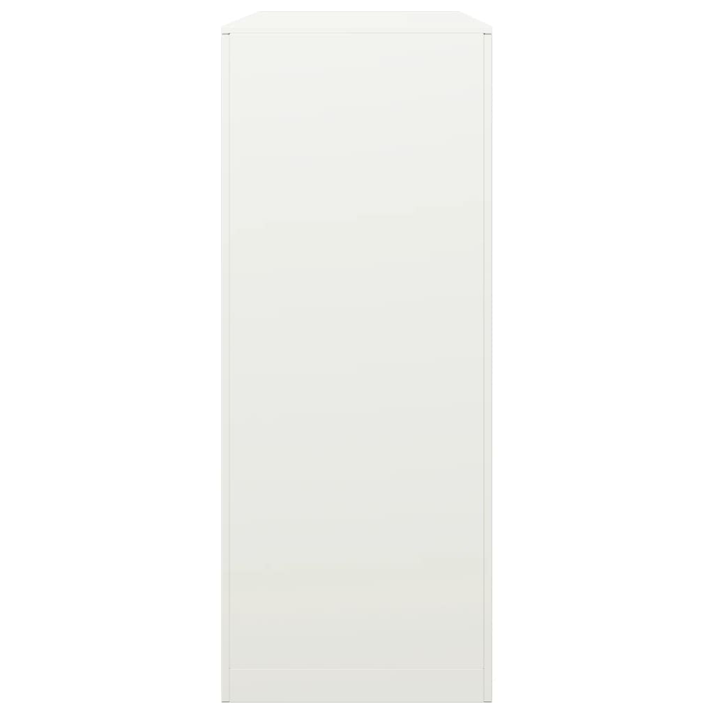 Haardhoutrek 100x40x100 cm staal wit is nu te koop bij PeponiXL, paradijselijk wonen!