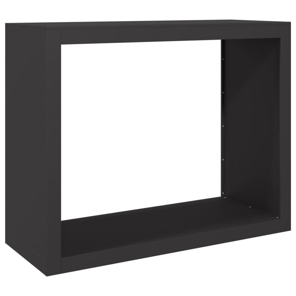 Haardhoutrek 100x40x80 cm staal zwart is nu te koop bij PeponiXL, paradijselijk wonen!