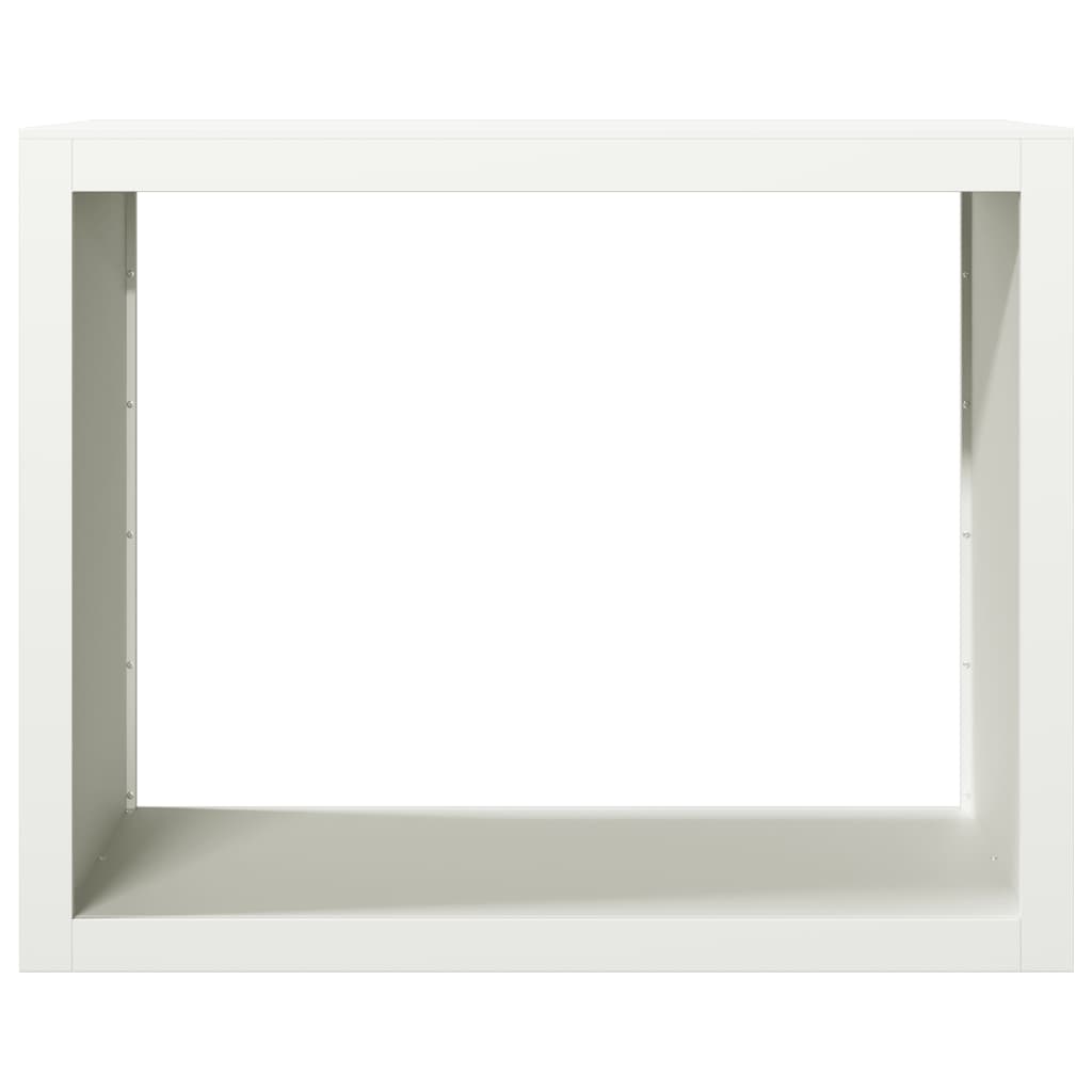 Haardhoutrek 100x40x80 cm staal wit is nu te koop bij PeponiXL, paradijselijk wonen!