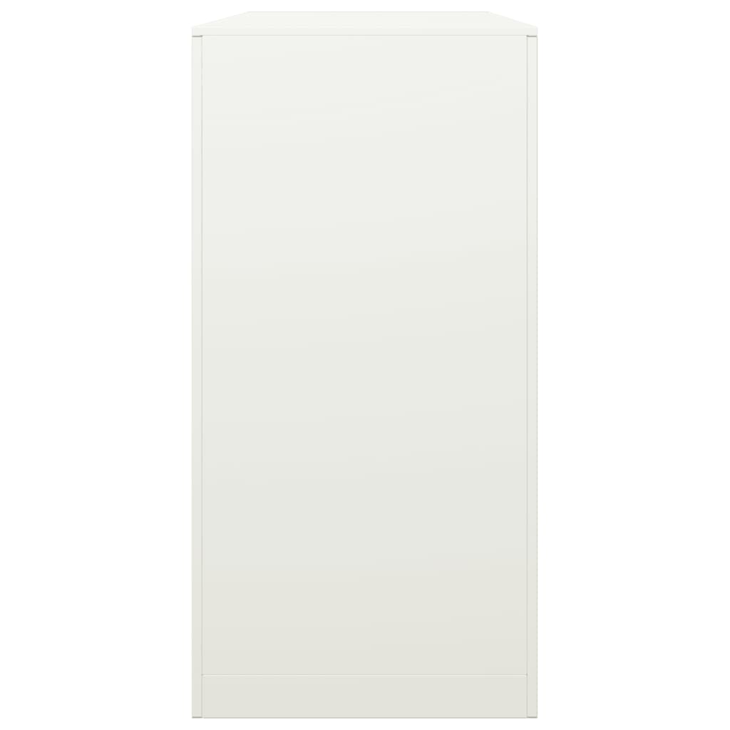 Haardhoutrek 100x40x80 cm staal wit is nu te koop bij PeponiXL, paradijselijk wonen!