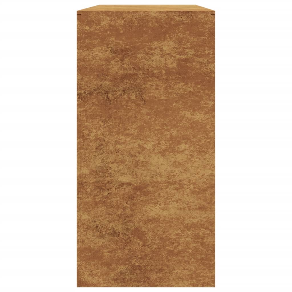 Brandhoutrek 100x40x80 cm weervast staal is nu te koop bij PeponiXL, paradijselijk wonen!