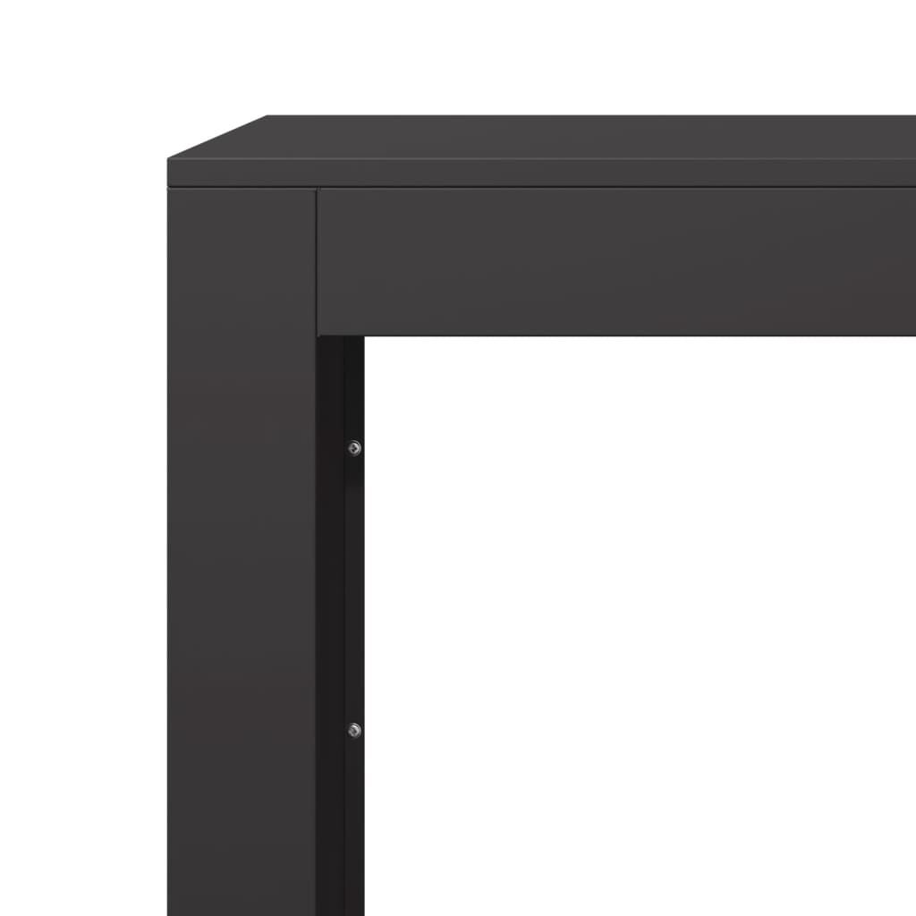 Haardhoutrek 100x40x60 cm staal zwart is nu te koop bij PeponiXL, paradijselijk wonen!