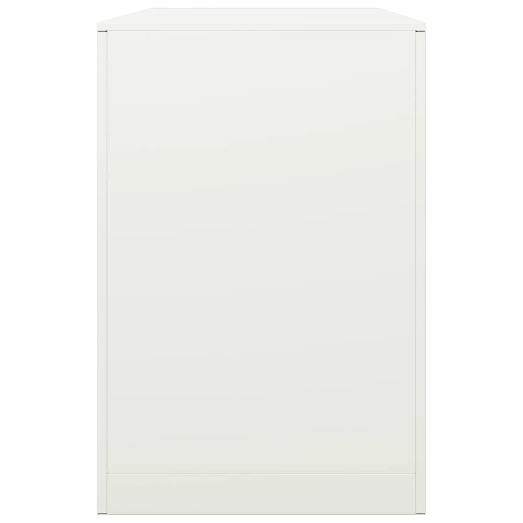 Haardhoutrek 100x40x60 cm staal wit is nu te koop bij PeponiXL, paradijselijk wonen!