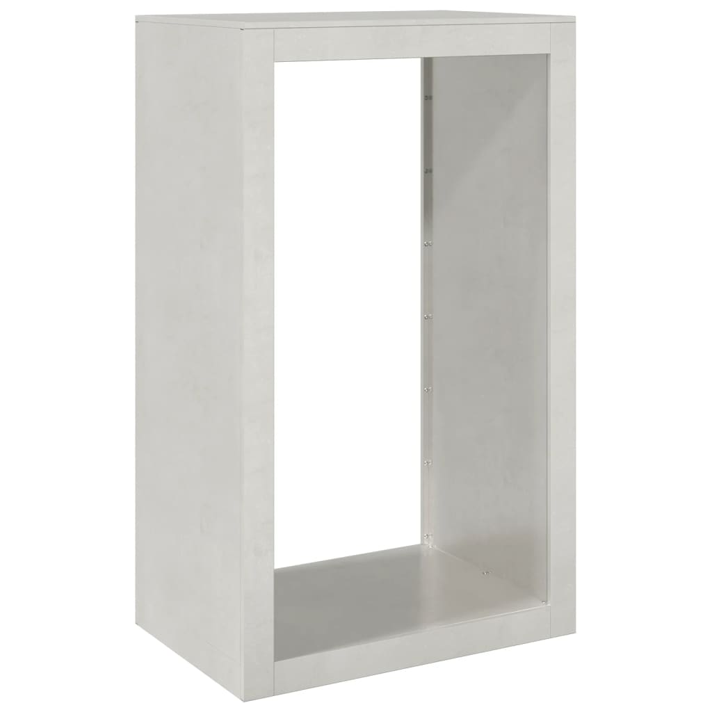 Haardhoutrek 60x40x100 cm roestvrij staal is nu te koop bij PeponiXL, paradijselijk wonen!