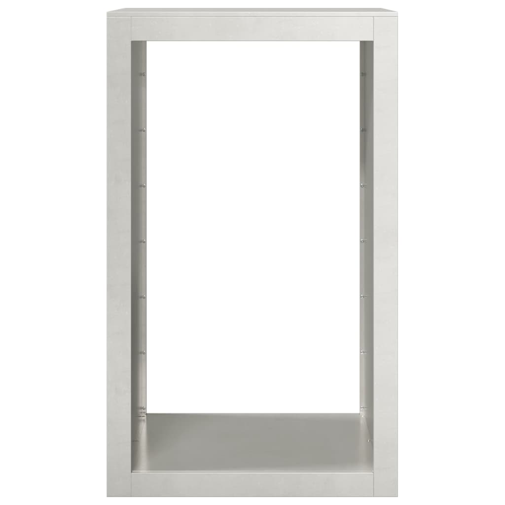 Haardhoutrek 60x40x100 cm roestvrij staal is nu te koop bij PeponiXL, paradijselijk wonen!