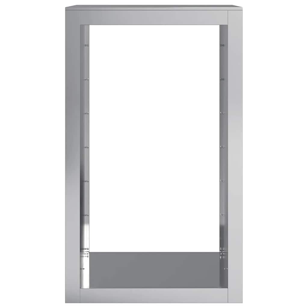 Haardhoutrek 60x40x100 cm gegalvaniseerd staal is nu te koop bij PeponiXL, paradijselijk wonen!