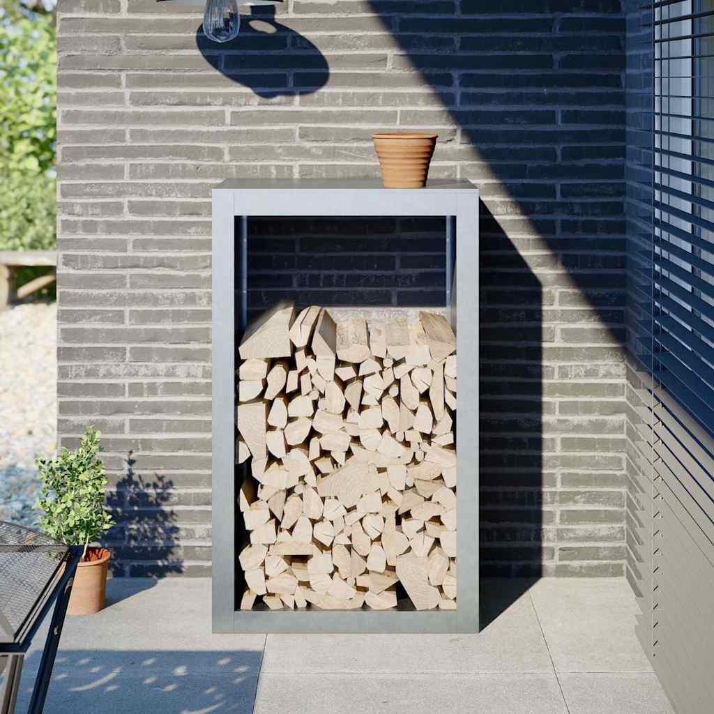 Haardhoutrek 60x40x100 cm gegalvaniseerd staal is nu te koop bij PeponiXL, paradijselijk wonen!