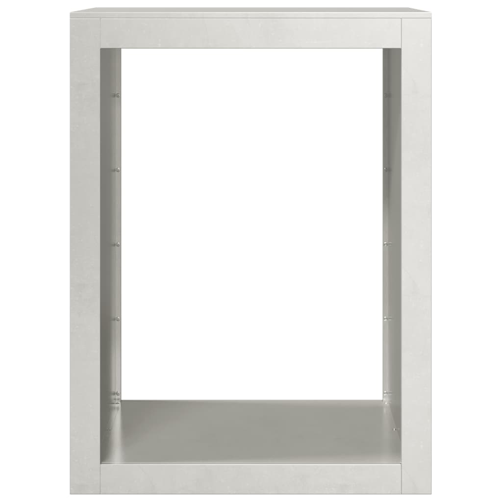 Haardhoutrek 60x40x80 cm roestvrij staal is nu te koop bij PeponiXL, paradijselijk wonen!