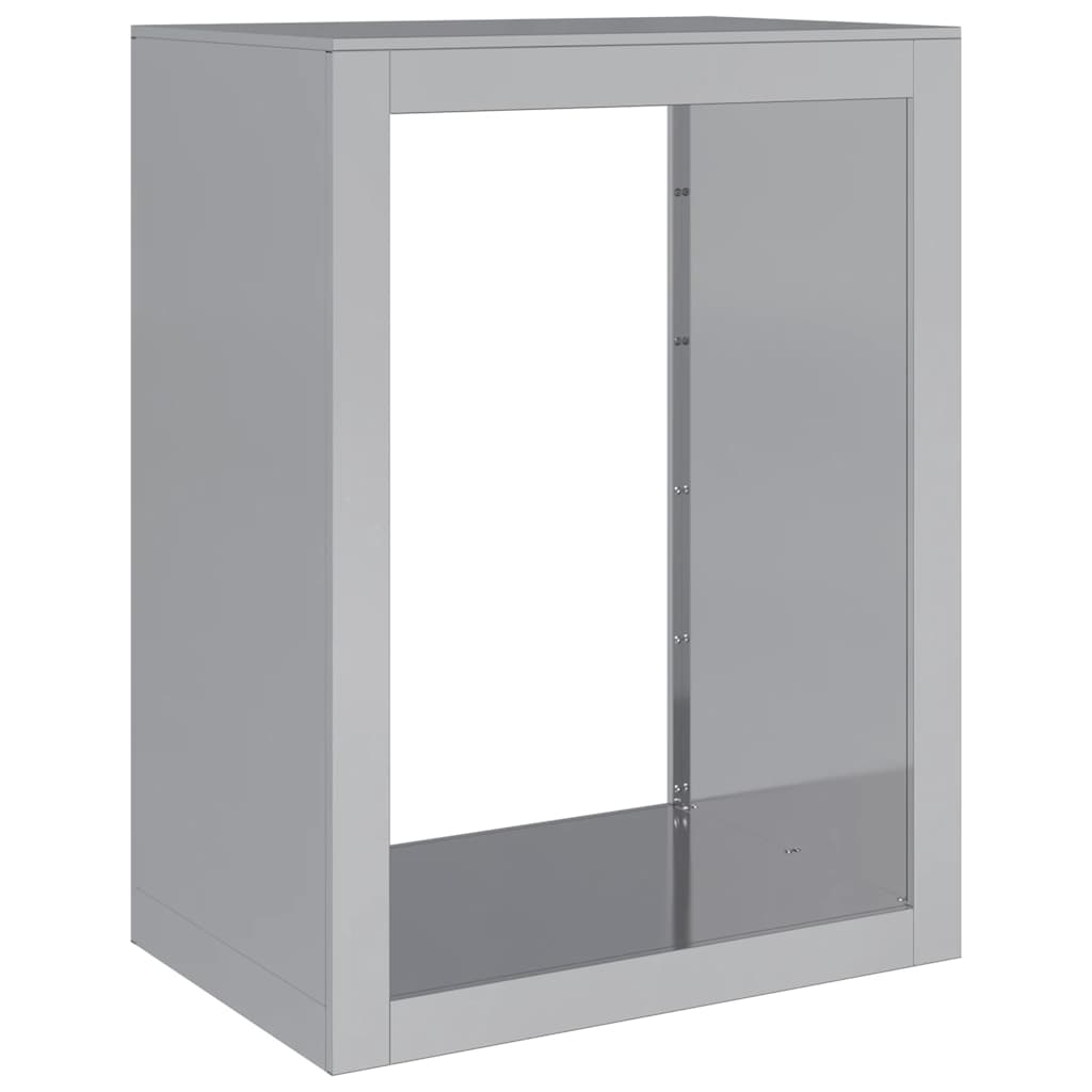 Haardhoutrek 60x40x80 cm gegalvaniseerd staal is nu te koop bij PeponiXL, paradijselijk wonen!