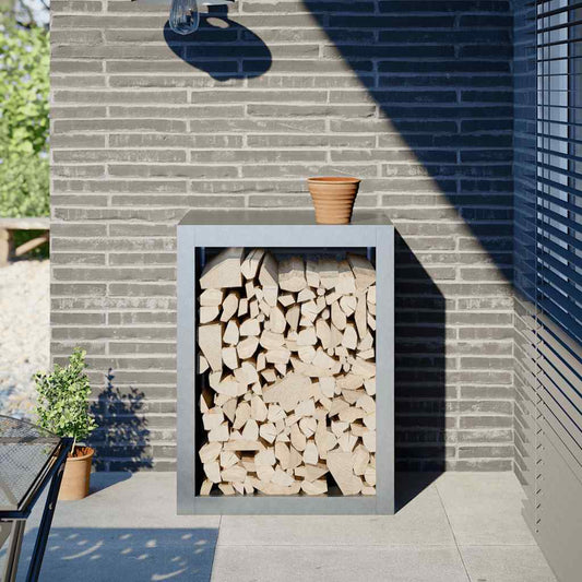 Haardhoutrek 60x40x80 cm gegalvaniseerd staal is nu te koop bij PeponiXL, paradijselijk wonen!