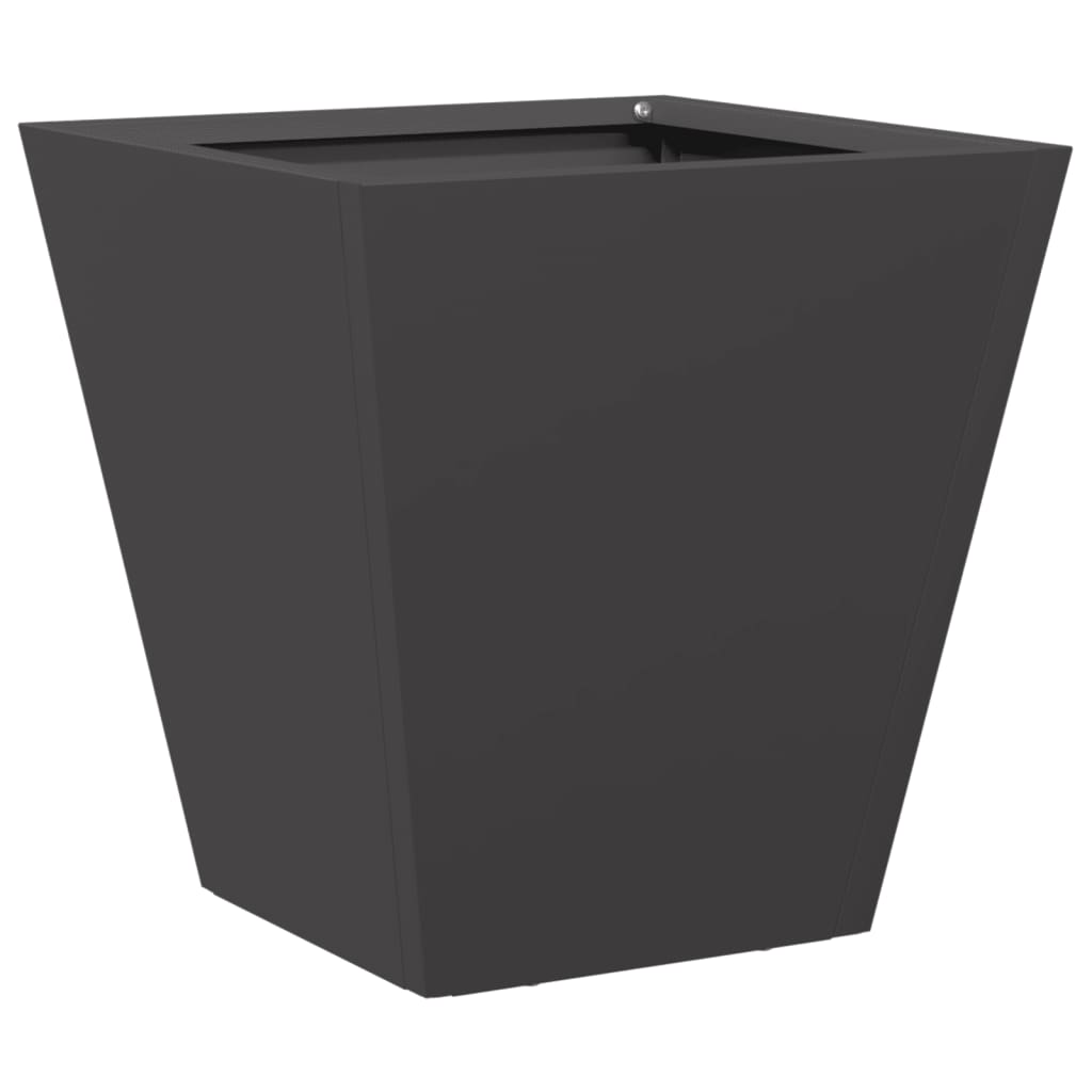 Plantenbak 30x30x30 cm staal zwart is nu te koop bij PeponiXL, paradijselijk wonen!