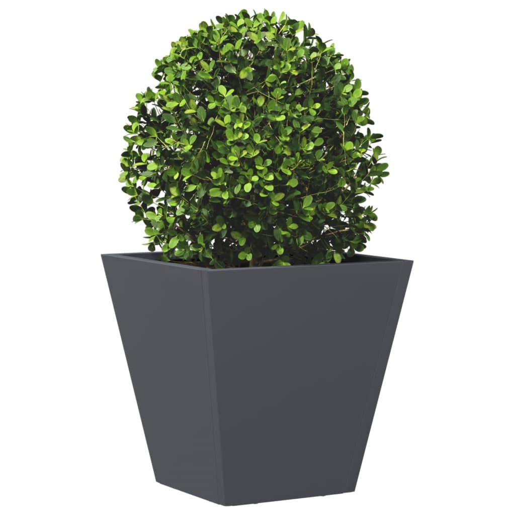 Plantenbak 30x30x30 cm staal antracietkleurig is nu te koop bij PeponiXL, paradijselijk wonen!