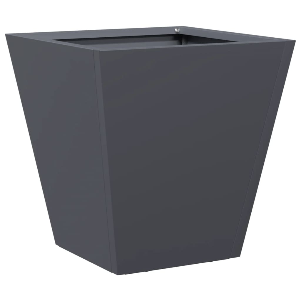 Plantenbakken 2 st 30x30x30 cm staal antracietkleurig is nu te koop bij PeponiXL, paradijselijk wonen!