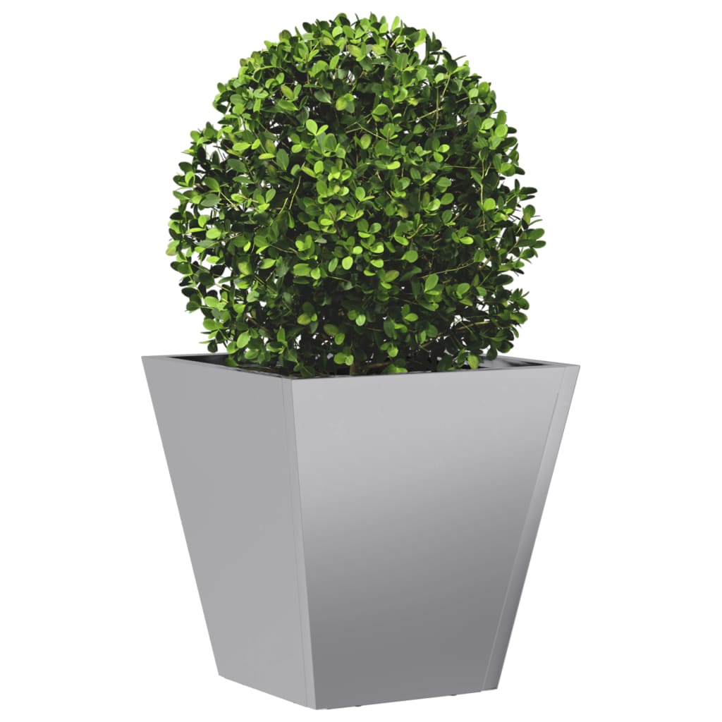 Plantenbakken 2 st 30x30x30 cm gegalvaniseerd staal is nu te koop bij PeponiXL, paradijselijk wonen!