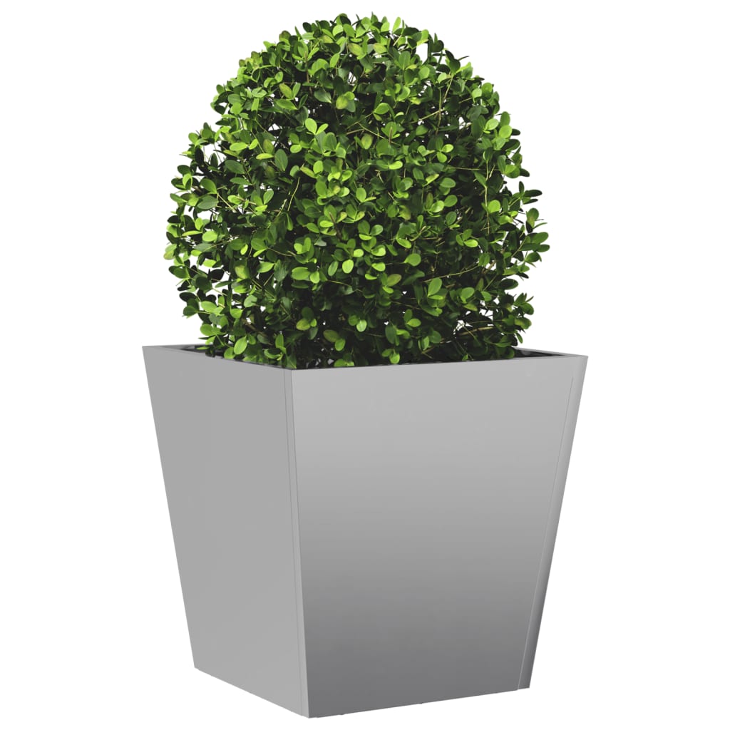 Plantenbakken 2 st 40x40x40 cm gegalvaniseerd staal is nu te koop bij PeponiXL, paradijselijk wonen!