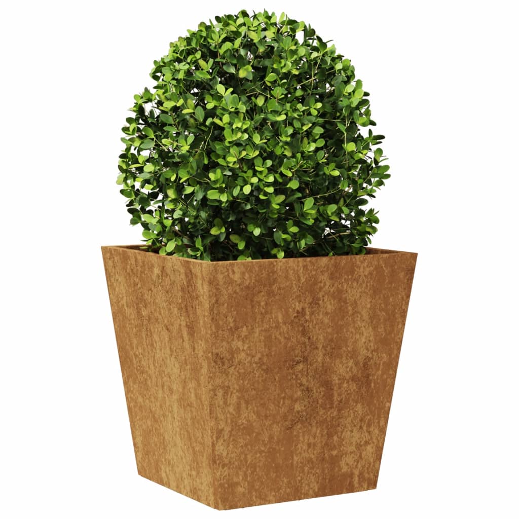 Plantenbak 40x40x40 cm weervast staal is nu te koop bij PeponiXL, paradijselijk wonen!