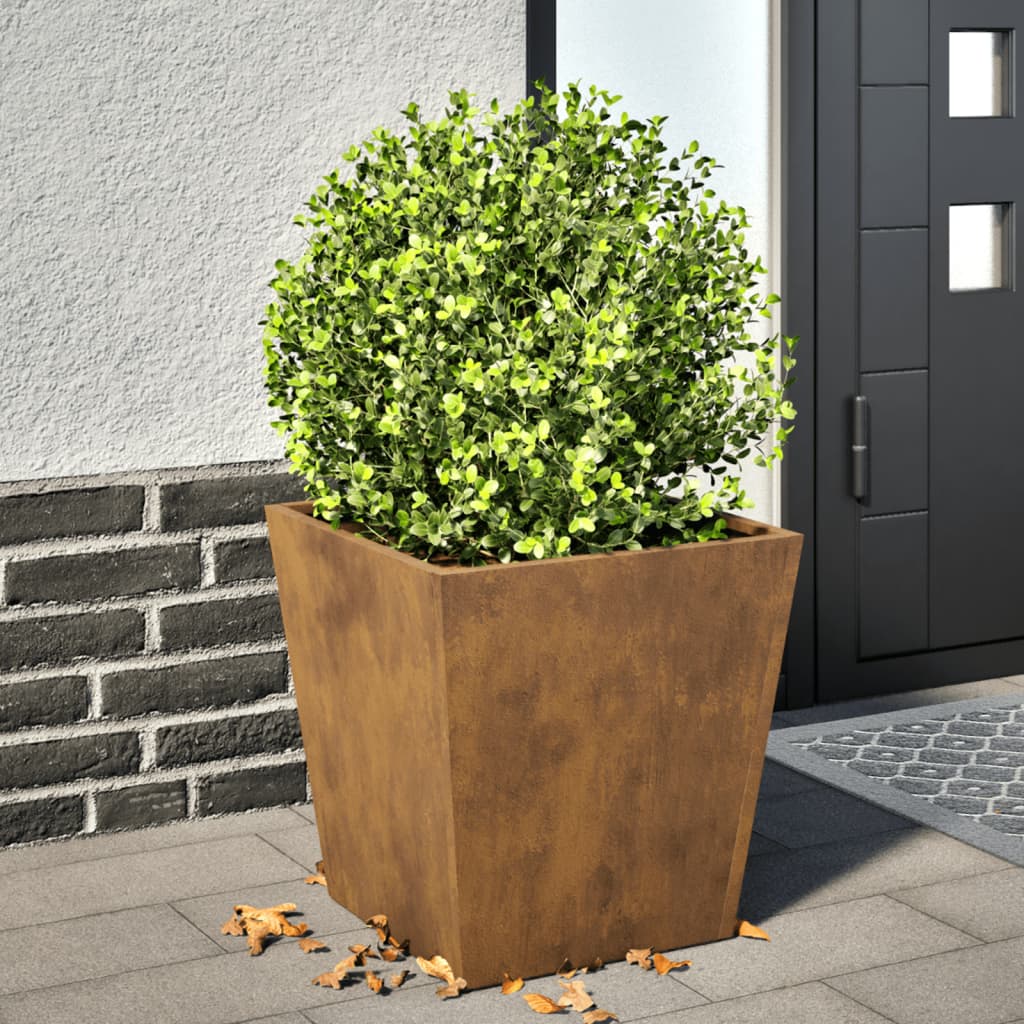 Plantenbak 40x40x40 cm weervast staal is nu te koop bij PeponiXL, paradijselijk wonen!