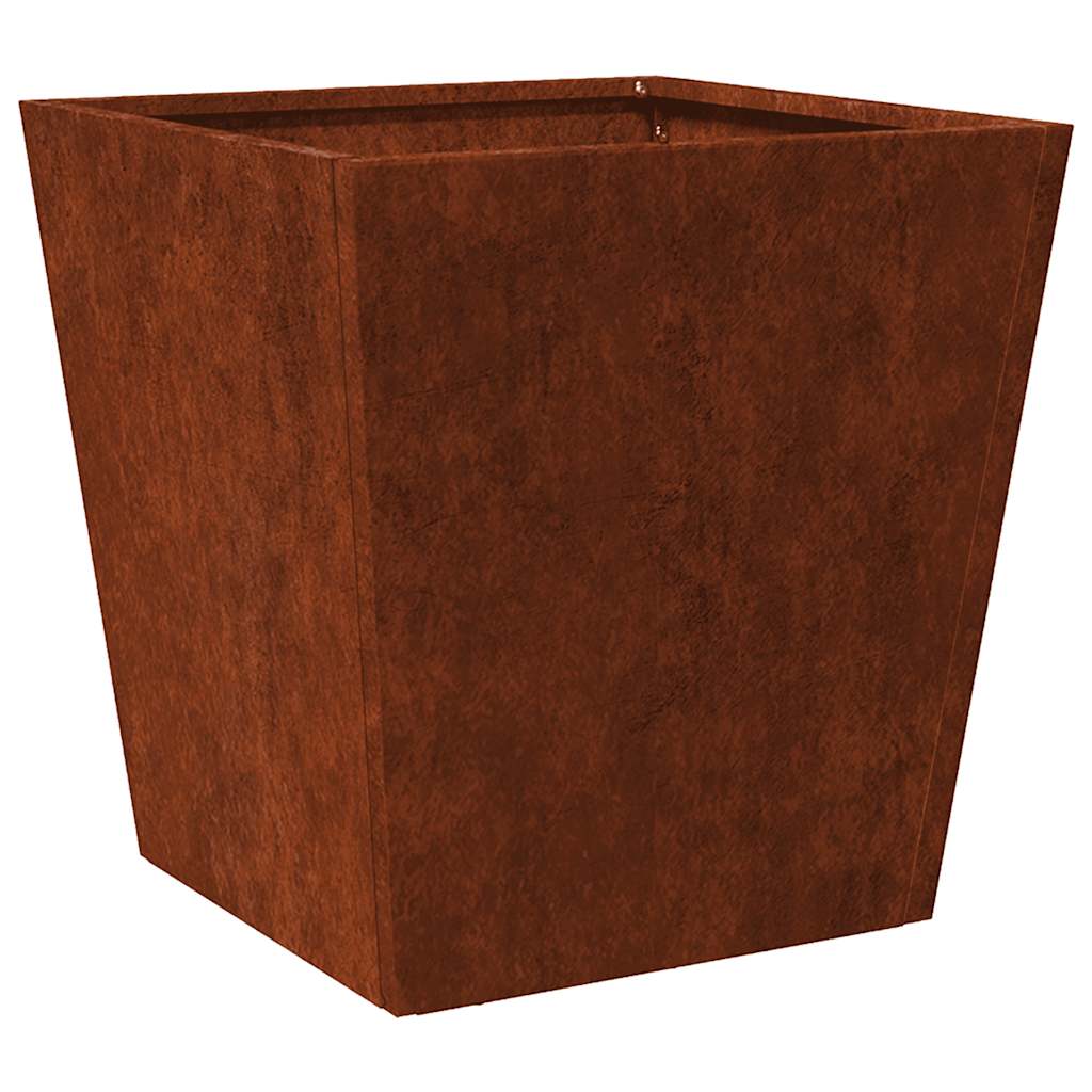 Plantenbakken 2 st 40x40x40 cm weervast staal is nu te koop bij PeponiXL, paradijselijk wonen!
